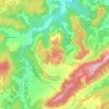 Fuentespalda topographic map, elevation, terrain