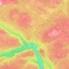 Gol topographic map, elevation, terrain