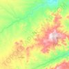 Ruangwa topographic map, elevation, terrain
