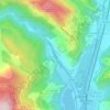 L'Estéron topographic map, elevation, terrain