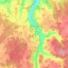 La Ferté-Loupière topographic map, elevation, terrain