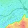 Alsace topographic map, elevation, terrain