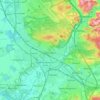 Troisdorf topographic map, elevation, terrain