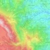 Farindola topographic map, elevation, terrain