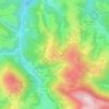 Escots topographic map, elevation, terrain