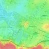 Palace of Versailles topographic map, elevation, terrain