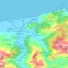 Melbou topographic map, elevation, terrain