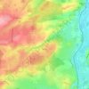 Audes topographic map, elevation, terrain