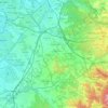 Gezer Regional Council topographic map, elevation, terrain