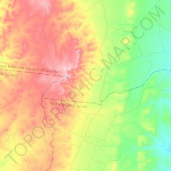 Dutton topographic map, elevation, terrain