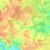 Horsford topographic map, elevation, terrain