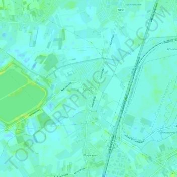 Kluizen topographic map, elevation, terrain