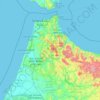 Tangier-Tetouan-Al Hoceima topographic map, elevation, terrain