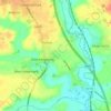 Adderbury topographic map, elevation, terrain