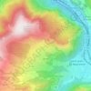 Jarrier topographic map, elevation, terrain