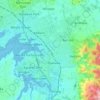 Papakura topographic map, elevation, terrain