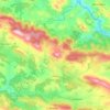 Fabas topographic map, elevation, terrain