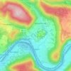 Faulbach topographic map, elevation, terrain