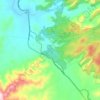 Wyberba topographic map, elevation, terrain