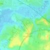 Rzemieślnicza topographic map, elevation, terrain