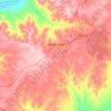 Valdaracete topographic map, elevation, terrain
