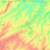 Caswell County topographic map, elevation, terrain