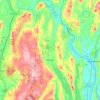 Sherman topographic map, elevation, terrain