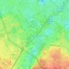 Universidad topographic map, elevation, terrain