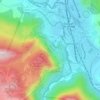 Quié topographic map, elevation, terrain