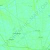 Frithville and Westville topographic map, elevation, terrain