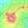Volcanoes National Park topographic map, elevation, terrain