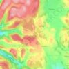 Siccieu-Saint-Julien-et-Carisieu topographic map, elevation, terrain