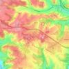 Lane End topographic map, elevation, terrain