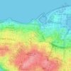 Kantari topographic map, elevation, terrain