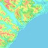 Riacho Doce topographic map, elevation, terrain