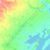 Refugio County topographic map, elevation, terrain