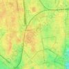 Новослободский парк topographic map, elevation, terrain