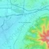 10e Arrondissement topographic map, elevation, terrain