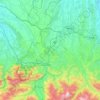 Communauté d'agglomération Tarbes-Lourdes-Pyrénées topographic map, elevation, terrain