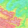 Hauts-de-Seine topographic map, elevation, terrain