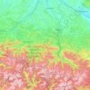 Ariège topographic map, elevation, terrain