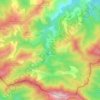 Lamanère topographic map, elevation, terrain