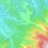 Fillols topographic map, elevation, terrain