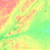 Barnum Township topographic map, elevation, terrain