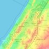 Ashkelon topographic map, elevation, terrain