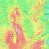 Loire topographic map, elevation, terrain