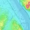 Mehlem topographic map, elevation, terrain