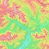 Auronzo di Cadore topographic map, elevation, terrain