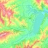 Senise topographic map, elevation, terrain