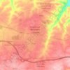 Khemisset topographic map, elevation, terrain